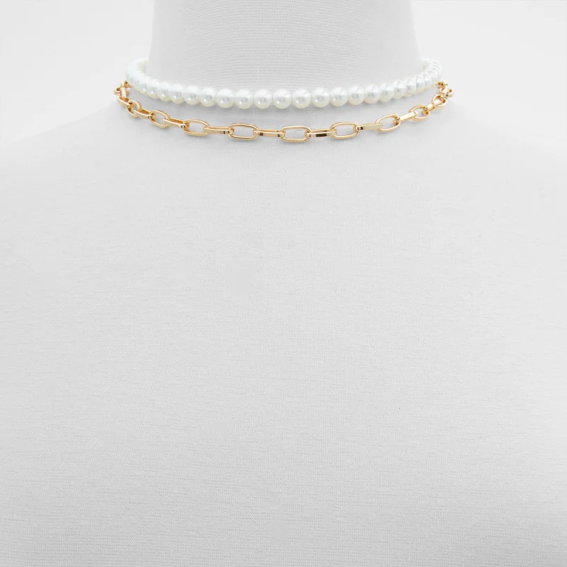 الدو DIYANA Pearl Detail Layered Necklace